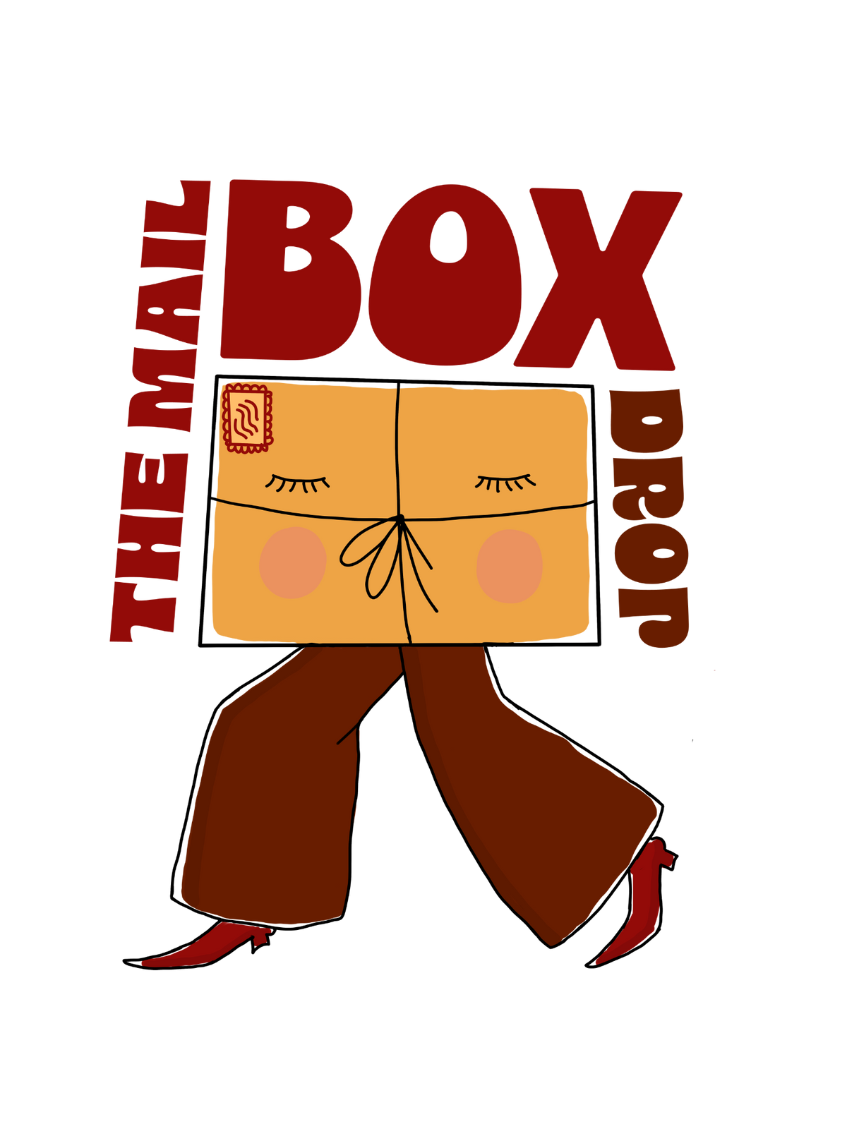 The Mailbox Drop character reading a newspaper.